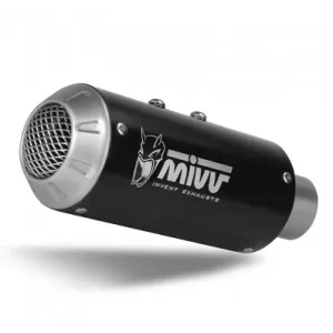 Scarico completo Mivv MK3 Inox Black per Kawasaki Z650 e Ninja 650 17-23- Ultime Pezzi
