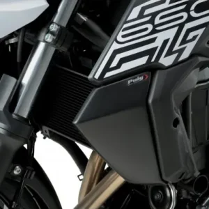Di Tendenza Coppia pannelli laterali radiatore Puig per Kawasaki Z650 dal 2017-Carbonio