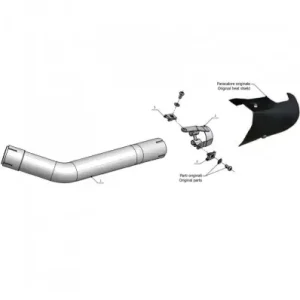 Acquista Ora Raccordo Mivv No Kat per Benelli Leoncino 500-