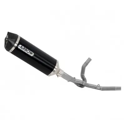 Scarico completo Racing Arrow Race-Tech Alluminium Dark per Suzuki DL 650 V-Strom dal 2017- A Buon Prezzo