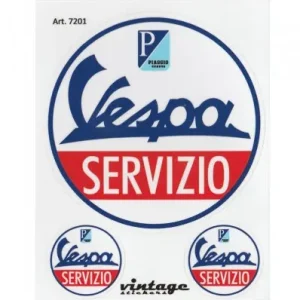 Prezzo Di Fabbrica Adesivo serie Vintage Vespa 9x12 cm-