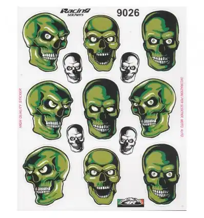 Must-Have Set adesivi 20x24 cm Teschi-