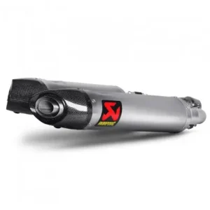 Ultima Occasione Coppia di marmitte Akrapovic Slip On Titanio omologate per Aprilia Dorsoduro 750 08-16-