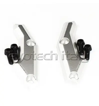 Cover forcella Evotech per Honda CRF 1000L Africa Twin Adventure Sports-Argento Nuovo Arrivo