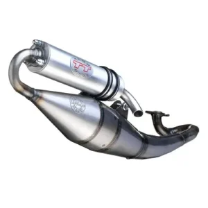 Novità Marmitta espansione Leovince Handmade TT per Malaguti F12 Phantom KAT air/liquid cooled 94-00-