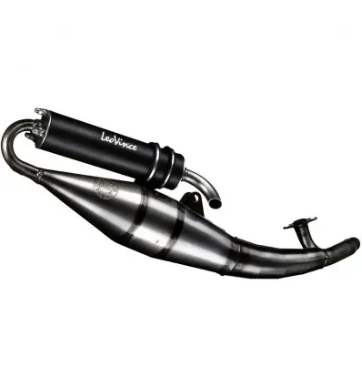 Vendita Finale Marmitta espansione Leovince Handmade TT Black Edition per MBK Nitro 98-99 e Yamaha Aerox 50 98-13-