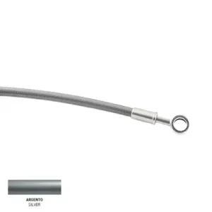 Kit tubi freno Accossato in treccia per Kawasaki ZX-6R Ninja-Arancio Prezzo Di Fabbrica