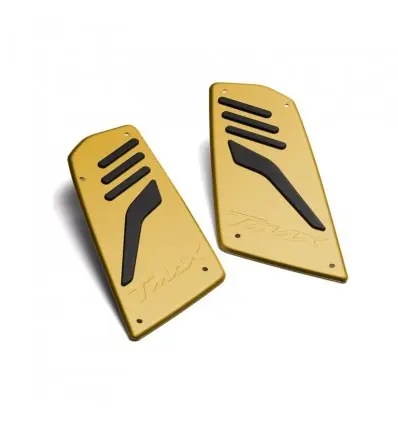 Coppia pedane pilota Yamaha per T-Max 530 12-16 oro- Soddisfatti O Rimborsati