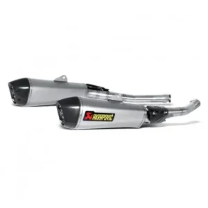 Offerta Limitata Coppia di marmitte Akrapovic Slip On Titanio omologate per Kawasaki ZZR 1400 e ZX14R 12-15-