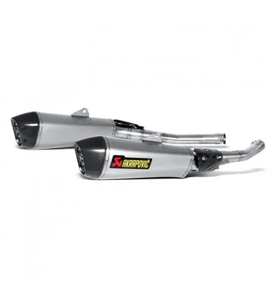 Offerta Limitata Coppia di marmitte Akrapovic Slip On Titanio omologate per Kawasaki ZZR 1400 e ZX14R 12-15-