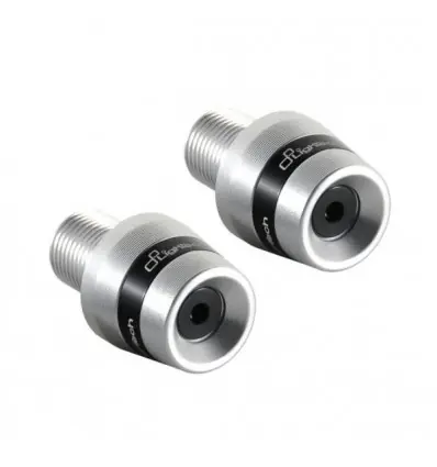 Terminali manubrio Lightech conici bicolore per Ducati Multistrada 1200, Suzuki GSR 600 e 750-Argento Compra Online