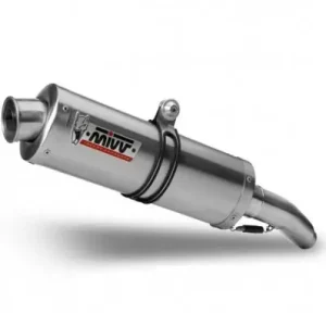 Terminale Mivv Oval Classic Inox attacco alto per Aprilia Tuono Fighter 02-05- Spedizione Gratuita