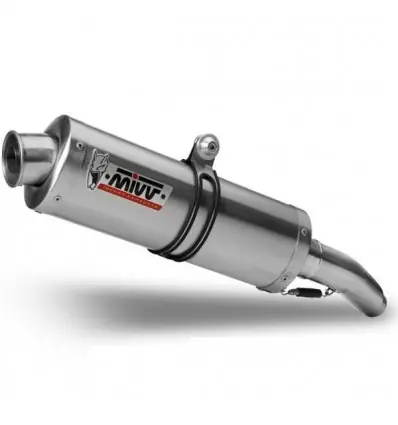 Terminale Mivv Oval Classic Inox attacco alto per Aprilia Tuono Fighter 02-05- Spedizione Gratuita