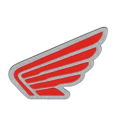 Patch adesiva in tessuto con logo ala Honda- Spedizione Espresso