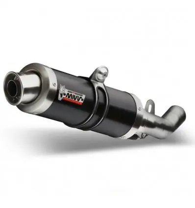 Reso Gratuito Marmitta Mivv Tondo Corto GP Steel Black per Yamaha T-Max 500 01-07-