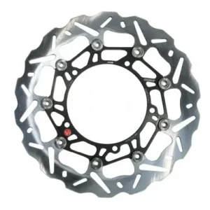 Offerta Lampo Disco freno Braking Wave flottante WK128L per Triumph Bonneville, Scrambler, Thunderbird Sport anteriore-