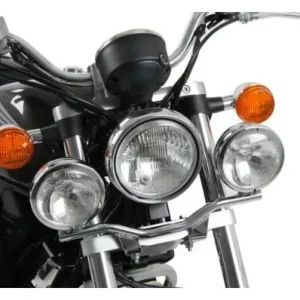 Coppia fari anteriori Hepco & Becker per Honda VT750 S e VT750 RS cromati- Miglior Prezzo