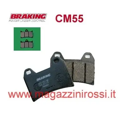 Pasticche freno Braking 786 mescola CM55 Yamaha T-Max 500 08-11 ant., T-Max 530, R6 ant., ecc...- Prezzo Di Fabbrica