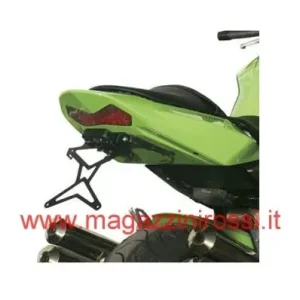 Saldi Portatarga regolabile nero Kawasaki Z1000, Suzuki GSR...-