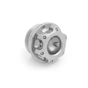 Tappo olio motore Evotech in ergal per moto Honda, Kawasaki, Yamaha T-Max, Ducati Scrambler...-Argento Occasione