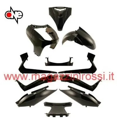 A Buon Prezzo Carrozzeria completa ONE Tuning per Yamaha X-Max fino 2009 nera lucida-
