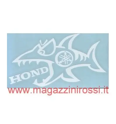 Compra Online Adesivo Squalo Yamaha bianco-