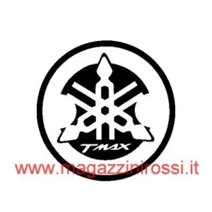 Coppia adesivi logo Diapason per carter motore Yamaha T-Max 500 neri- Ultime Pezzi