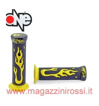 Offerta Manopole One Tuning Flamming Gel nero giallo-