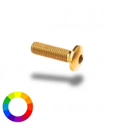 Bullone in ergal 002 testa bombata 6x30mm-Argento Subito Disponibile