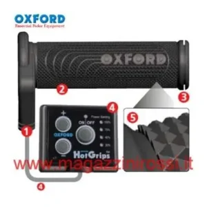 Manopole riscaldanti Oxford HotGrips Sports per maximoto- Prezzo Basso