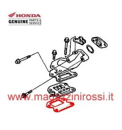 Saldi Guarnizione lamelle inferiore Honda 50cc Dio ZX93, SC, GP, SP-