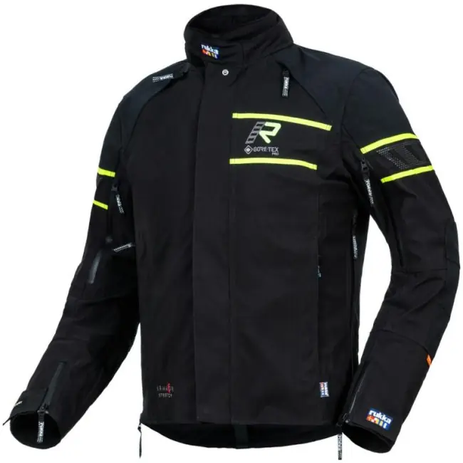 Miglior Prezzo Giacca da moto Rukka Rapto-R Gore-Tex nera e gialla-50