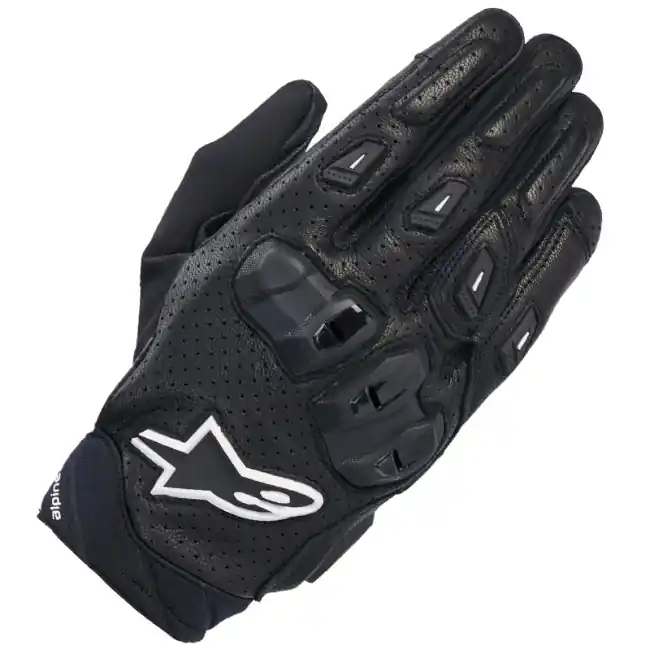 Guanti da moto Alpinestars SP X 7 Air neri e bianchi-S Promozione