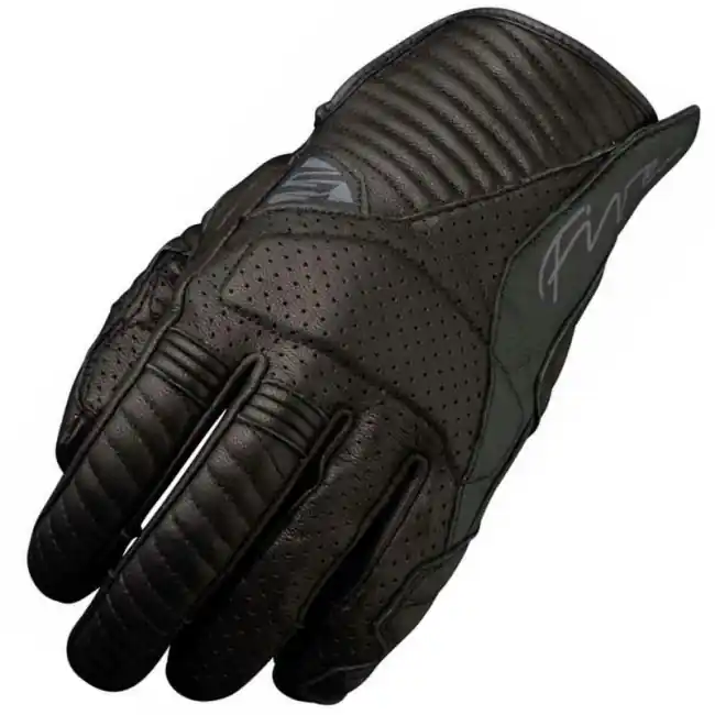 Guanti da moto Five Arizona in pelle microforata neri-S Sconto
