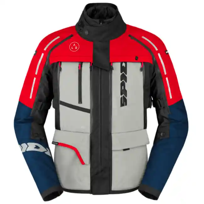 Offerta Lampo Giacca da moto Spidi 4 Season V3 H2Out ghiaccio, blu e rossa-M