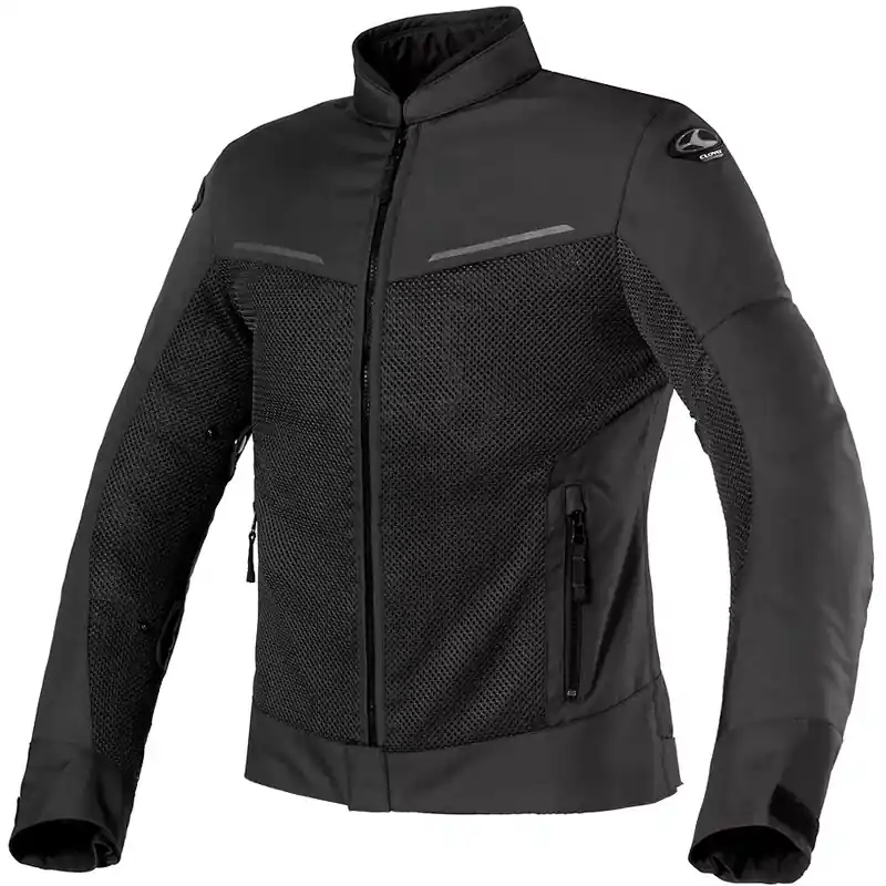 Giacca da moto Clover Tropica nera-M Prezzo Conveniente