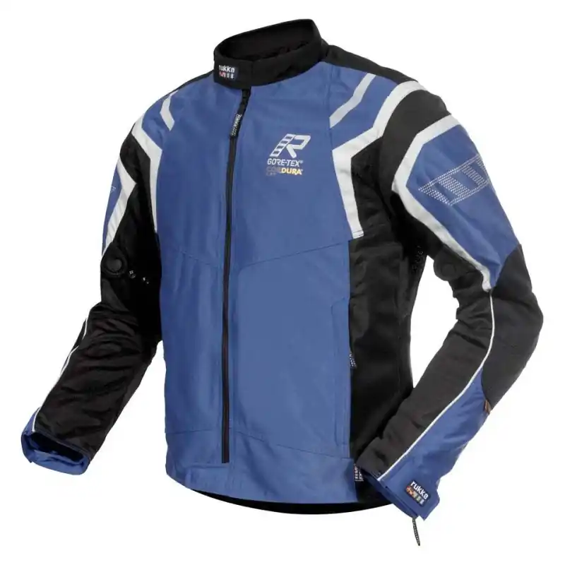Giacca da moto Rukka 4Air blu, nera e grigia-50 Popolare