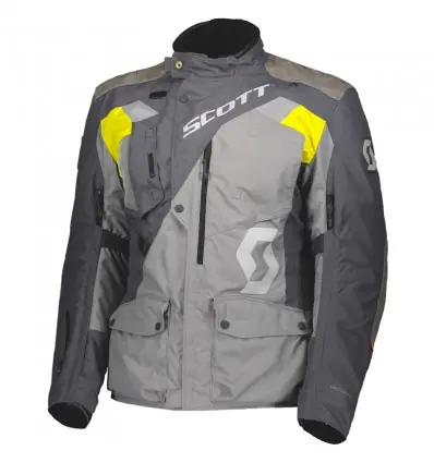 Giacca da moto Scott Dualraid Dryo grigia e gialla-M Compra Oggi Stesso