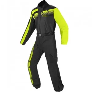 Tuta antipioggia Spidi Touring Rain Suit nera e gialla-S Solo Oggi