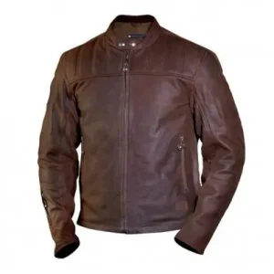 Non Perdere Giacca da moto in pelle Roland Sands Design da uomo Enzo Mahogany marrone-L