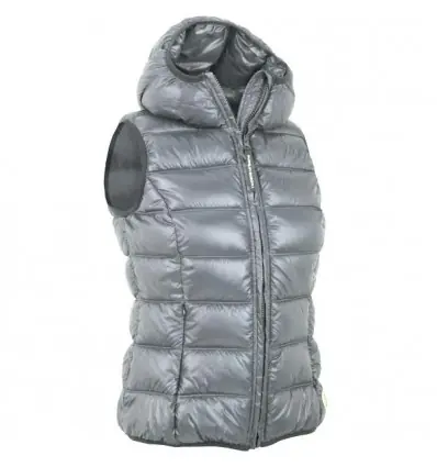 Gilet da donna Tucano Urbano Hot Dog Lady imbottito grigio medio-42 Spedito Oggi