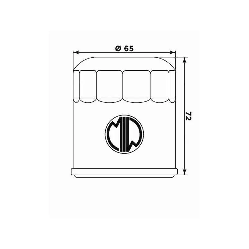 Professionale Filtro olio miw ktm lc4 400/620/640 - duke/2 400/6