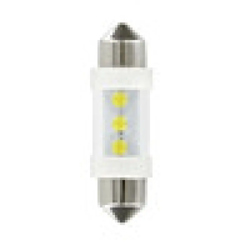 Novità *cp.lampade sil.36mm 3led blu