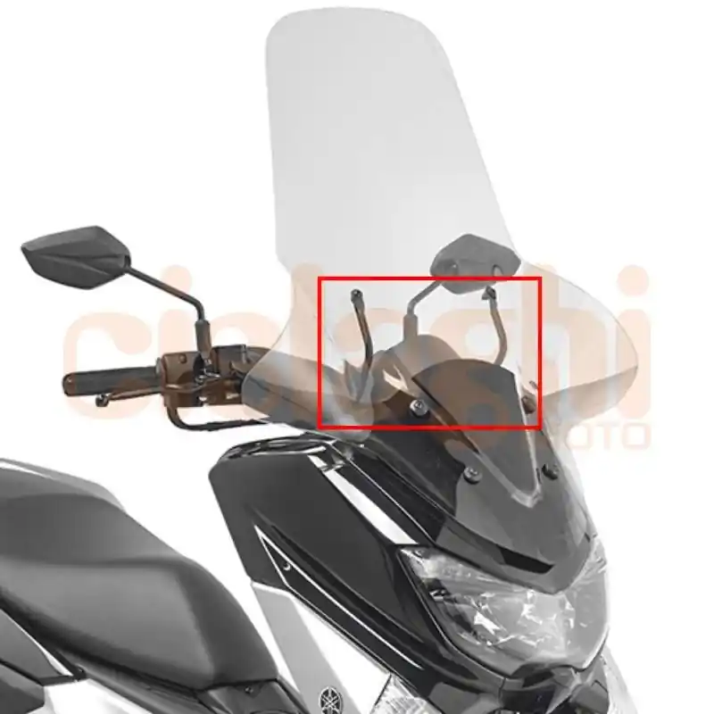 Prezzo Ridotto Attacchi per parabrezza 2123DTK | Yamaha N-Max