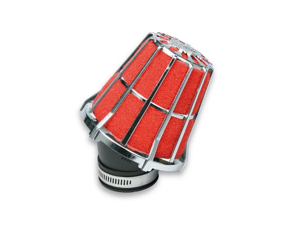 Acquista Ora FILTRO ARIA RED FILTER E5 CON 48 PER CARBURATORI PHF 30-36 CROMATO MALOSSI GILERA DNA 180 4T LC-