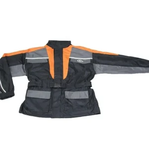 Acquista Ora TUTA ANTI-ACQUA DIVISIBILE FODERATA NERO/GRIGIO/ARANCIO-S - Pronta consegna