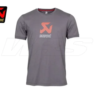 Offerta Lampo T-SHIRT UOMO GRIGIA UFFICIALE AKRAPOVIC-S - Pronta consegna
