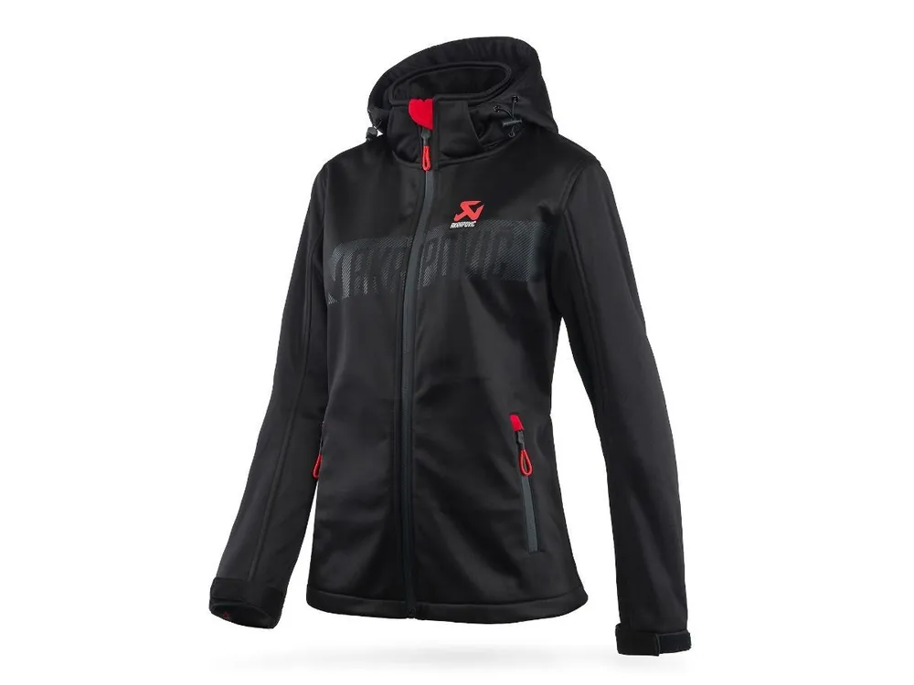 GIACCA SOFTSHELL DONNA UFFICIALE AKRAPOVIC LINEA CORPO-XS - Esaurito Promozione