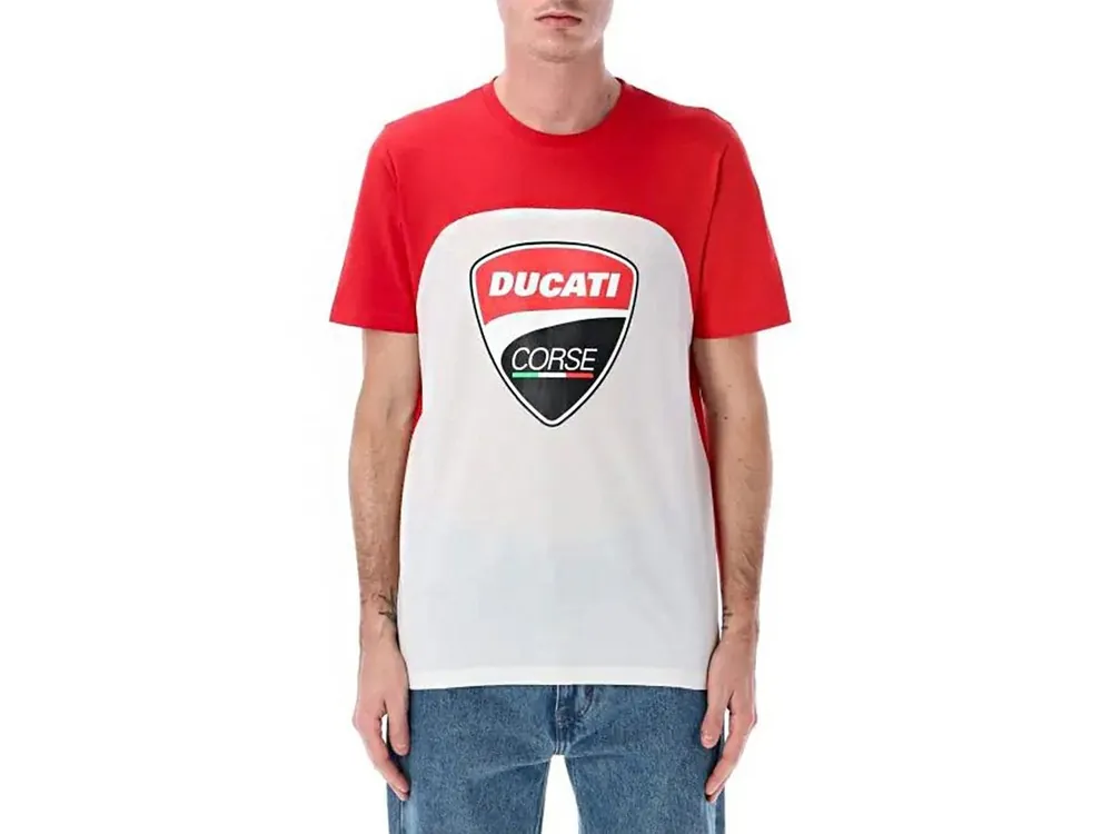 2536002 T-SHIRT UFFICIALE DUCATI CORSE BADGE-S - Ordinabile A Buon Prezzo