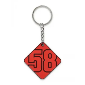 Ordina Subito 2355001 PORTACHIAVI UFFICIALE MARCO SIMONCELLI 58-